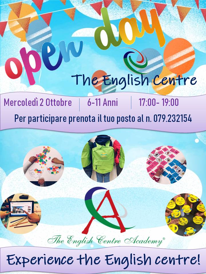 KIDS OPEN DAY – 2 OTTOBRE 2019