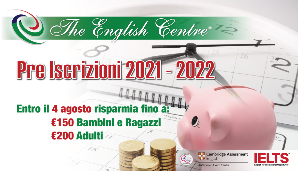 Preiscrizioni A.S 2021/2022